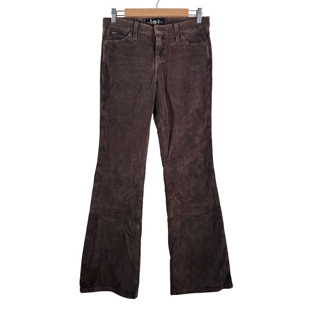 LEI low rise Brown Corduroy Flare Bootcut Pants Y2K boho cowgirl Size‎ 9